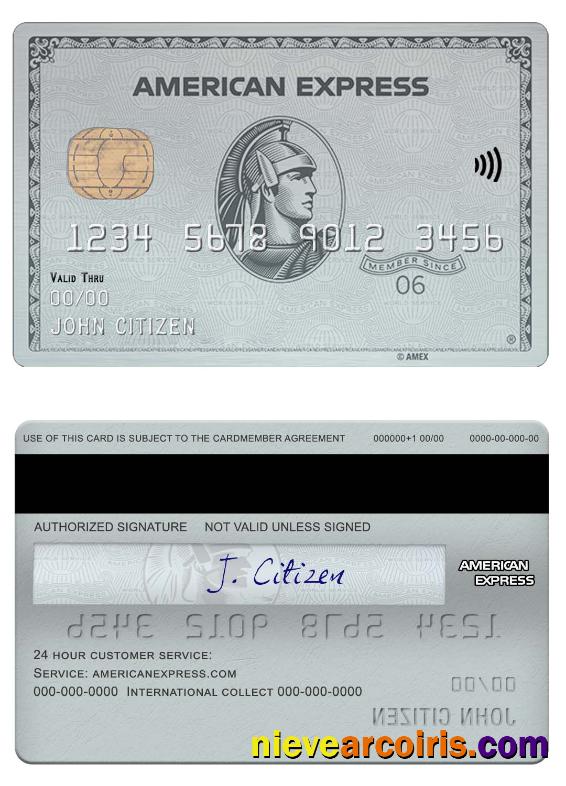 USA HSBC bank american express platinum card